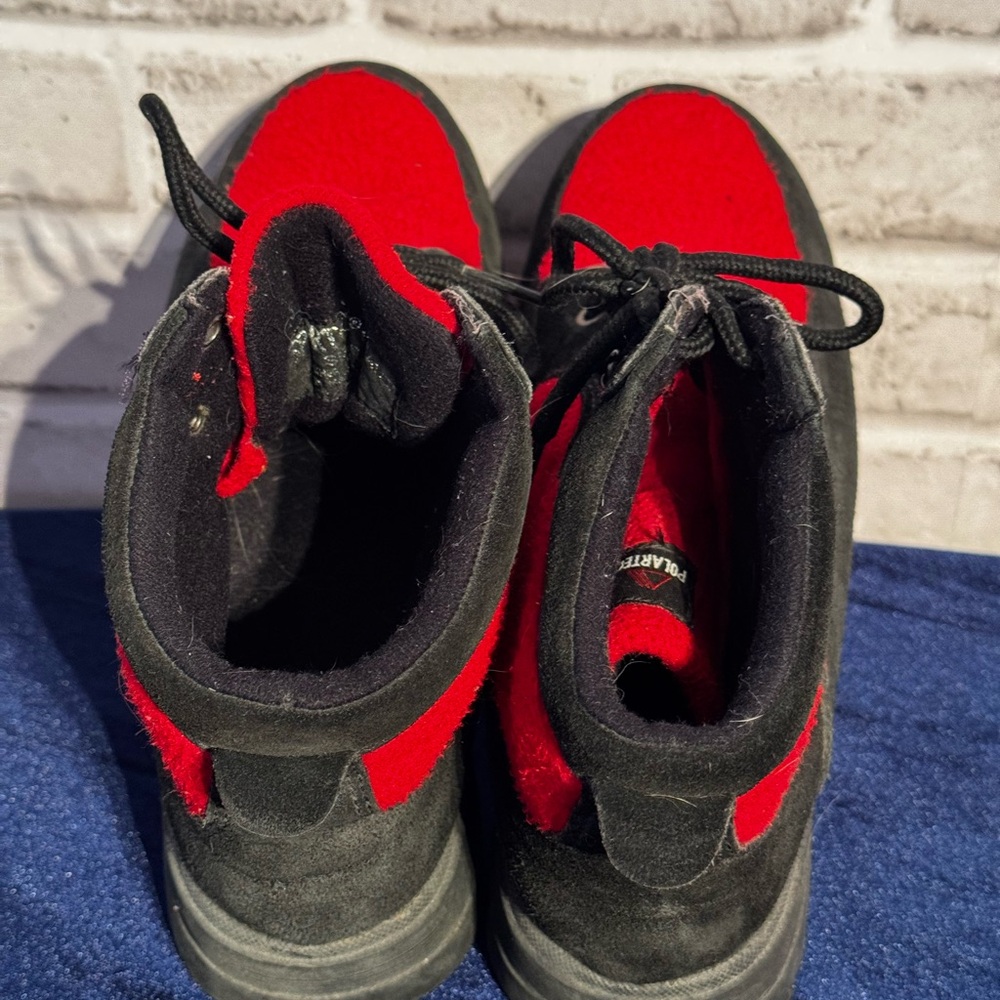 🔥 Polar Red & Black Hiking/Combat Boots – Size 9🔥 - Picture 8 of 11